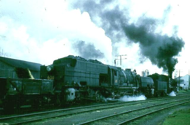 NSW Railways Garratt Loco
 on a train between Dubbo and Orange via Molong 
 in the west double heading with a 36 
 class which is leading